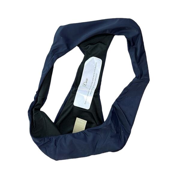 J.Crew Curved Waist Cheeky Bikini Bottom, Navy, Size M - Picture 4 of 5